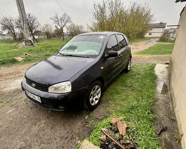 Синий ВАЗ 1119 Калина, объемом двигателя 1.6 л и пробегом 240 тыс. км за 1500 $, фото 1 на Automoto.ua