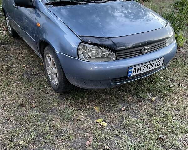 Синий ВАЗ 1119 Калина, объемом двигателя 1.6 л и пробегом 156 тыс. км за 2500 $, фото 1 на Automoto.ua