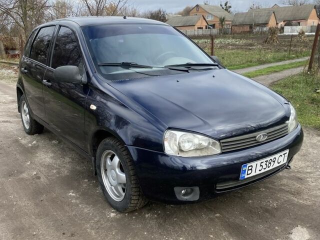 Синий ВАЗ 1119 Калина, объемом двигателя 1.6 л и пробегом 170 тыс. км за 1800 $, фото 1 на Automoto.ua