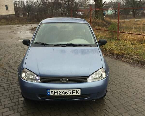 Синий ВАЗ 1119 Калина, объемом двигателя 1.6 л и пробегом 314 тыс. км за 3200 $, фото 1 на Automoto.ua