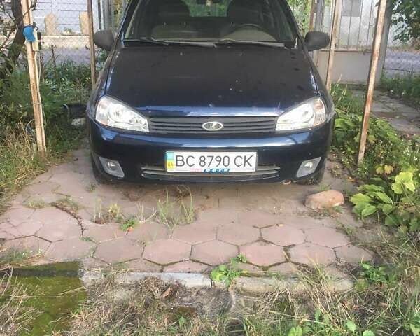 Синий ВАЗ 1119 Калина, объемом двигателя 1.6 л и пробегом 144 тыс. км за 1750 $, фото 1 на Automoto.ua
