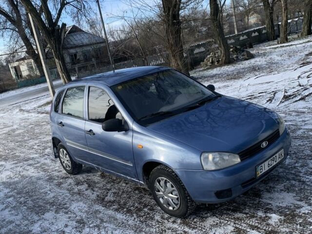 Синий ВАЗ 1119 Калина, объемом двигателя 1.6 л и пробегом 163 тыс. км за 1700 $, фото 1 на Automoto.ua