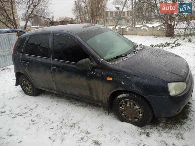 Синий ВАЗ 1119 Калина, объемом двигателя 1.6 л и пробегом 130 тыс. км за 2500 $, фото 1 на Automoto.ua