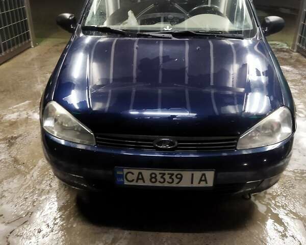 Синий ВАЗ 1119 Калина, объемом двигателя 1.6 л и пробегом 97 тыс. км за 1500 $, фото 1 на Automoto.ua