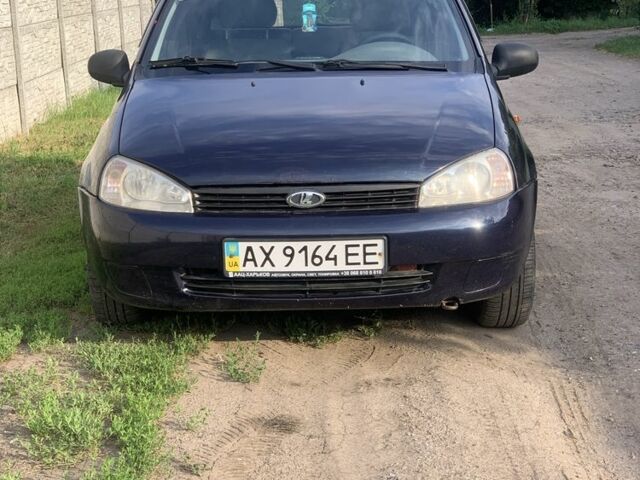 Синий ВАЗ 1119 Калина, объемом двигателя 1.6 л и пробегом 135 тыс. км за 1750 $, фото 1 на Automoto.ua
