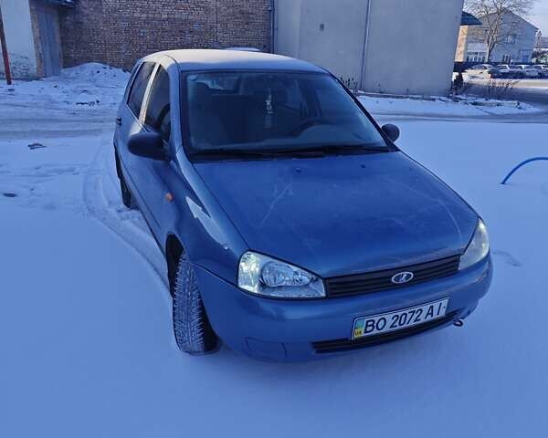 Синий ВАЗ 1119 Калина, объемом двигателя 1.6 л и пробегом 249 тыс. км за 1700 $, фото 1 на Automoto.ua