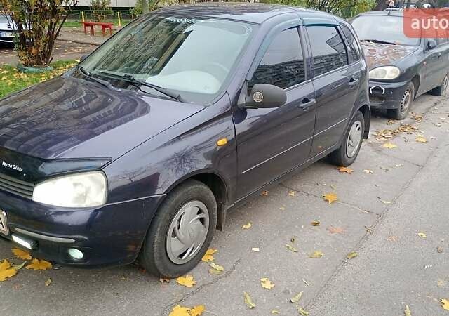 Синий ВАЗ 1119 Калина, объемом двигателя 1.6 л и пробегом 177 тыс. км за 1600 $, фото 1 на Automoto.ua