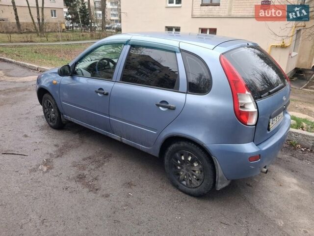 Синий ВАЗ 1119 Калина, объемом двигателя 1.6 л и пробегом 214 тыс. км за 2000 $, фото 1 на Automoto.ua