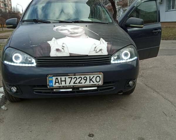 Синий ВАЗ 1119 Калина, объемом двигателя 1.6 л и пробегом 195 тыс. км за 2500 $, фото 1 на Automoto.ua