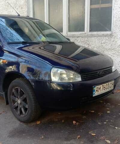 Синій ВАЗ 1119 Калина, об'ємом двигуна 1.6 л та пробігом 370 тис. км за 1600 $, фото 1 на Automoto.ua