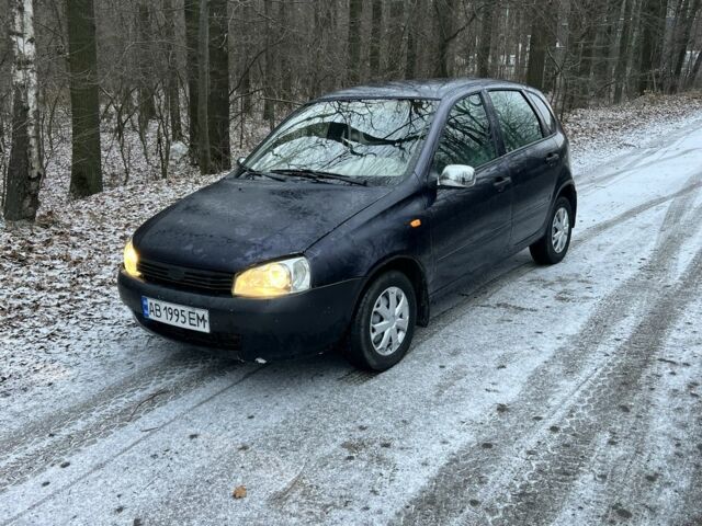 Синий ВАЗ 1119 Калина, объемом двигателя 1.6 л и пробегом 172 тыс. км за 1350 $, фото 1 на Automoto.ua