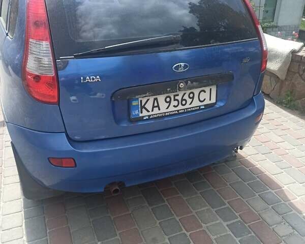 Синий ВАЗ 1119 Калина, объемом двигателя 1.4 л и пробегом 90 тыс. км за 1600 $, фото 1 на Automoto.ua