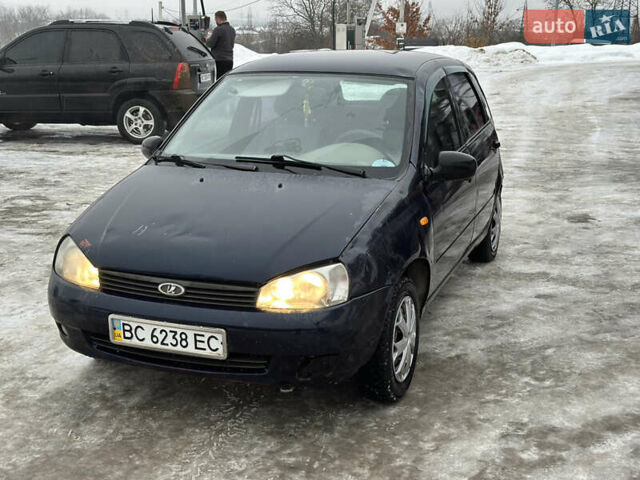 Синий ВАЗ 1119 Калина, объемом двигателя 1.6 л и пробегом 274 тыс. км за 899 $, фото 1 на Automoto.ua