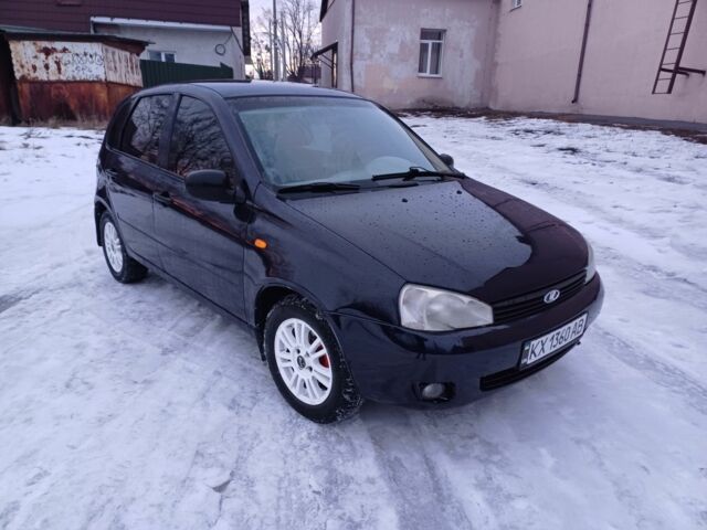 Синий ВАЗ 1119 Калина, объемом двигателя 1.6 л и пробегом 210 тыс. км за 1450 $, фото 1 на Automoto.ua