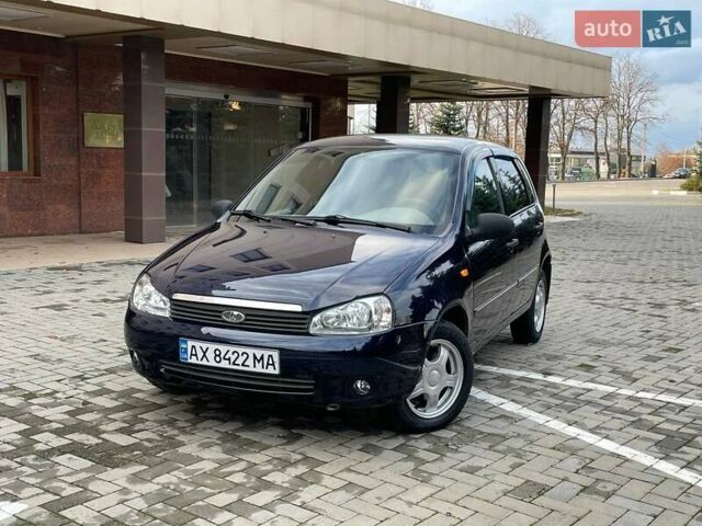 Синий ВАЗ 1119 Калина, объемом двигателя 1.39 л и пробегом 103 тыс. км за 2800 $, фото 1 на Automoto.ua