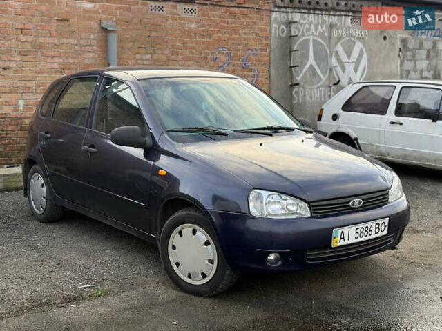 Синий ВАЗ 1119 Калина, объемом двигателя 1.6 л и пробегом 125 тыс. км за 2650 $, фото 1 на Automoto.ua