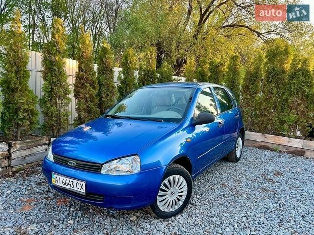 Синий ВАЗ 1119 Калина, объемом двигателя 1.6 л и пробегом 90 тыс. км за 2500 $, фото 1 на Automoto.ua