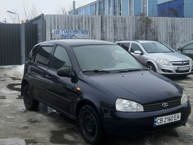 Синий ВАЗ 1119 Калина, объемом двигателя 1.4 л и пробегом 205 тыс. км за 1600 $, фото 1 на Automoto.ua