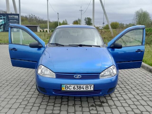 Синий ВАЗ 1119 Калина, объемом двигателя 1.4 л и пробегом 100 тыс. км за 2380 $, фото 1 на Automoto.ua