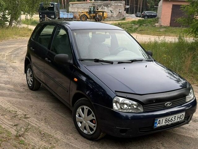 Синий ВАЗ 1119 Калина, объемом двигателя 1.59 л и пробегом 269 тыс. км за 1750 $, фото 1 на Automoto.ua