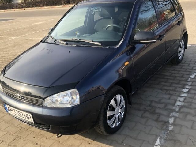 Синий ВАЗ 1119 Калина, объемом двигателя 1.4 л и пробегом 110 тыс. км за 2500 $, фото 1 на Automoto.ua