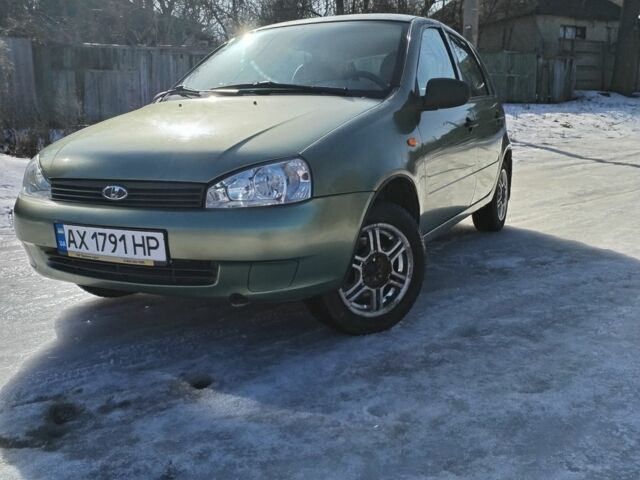 Зеленый ВАЗ 1119 Калина, объемом двигателя 1.39 л и пробегом 63 тыс. км за 3100 $, фото 1 на Automoto.ua