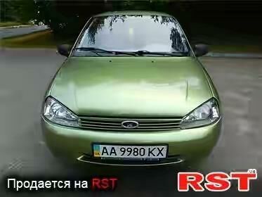 Зеленый ВАЗ 1119 Калина, объемом двигателя 1.4 л и пробегом 110 тыс. км за 3200 $, фото 1 на Automoto.ua