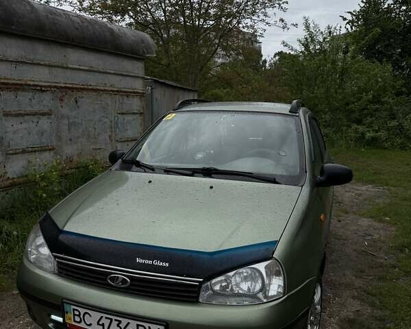 Зелений ВАЗ 1119 Калина, об'ємом двигуна 1.6 л та пробігом 97 тис. км за 2900 $, фото 1 на Automoto.ua