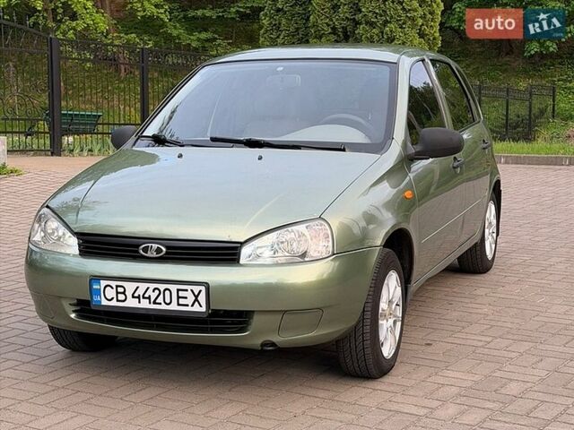 Зеленый ВАЗ 1119 Калина, объемом двигателя 1.39 л и пробегом 204 тыс. км за 2500 $, фото 1 на Automoto.ua