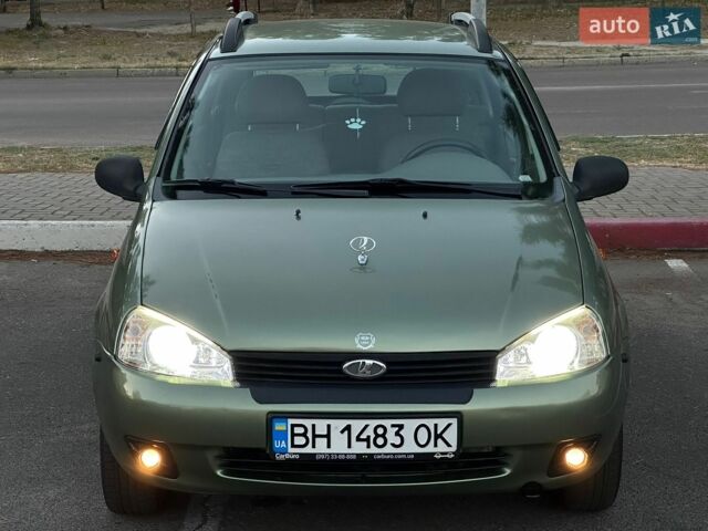 Зеленый ВАЗ 1119 Калина, объемом двигателя 1.6 л и пробегом 80 тыс. км за 2599 $, фото 1 на Automoto.ua