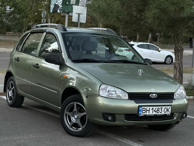 Зеленый ВАЗ 1119 Калина, объемом двигателя 1.6 л и пробегом 80 тыс. км за 2599 $, фото 1 на Automoto.ua