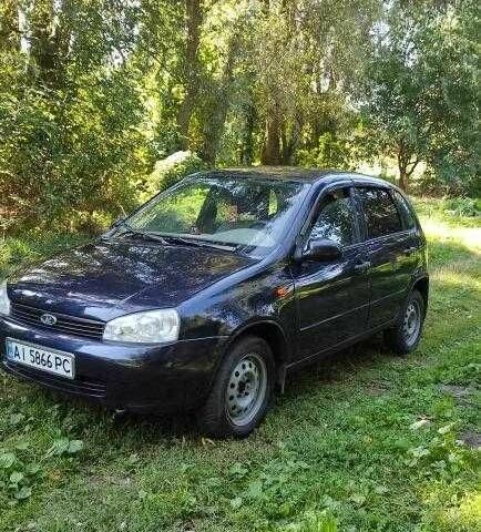 Синий ВАЗ 1119 Kalina Sport, объемом двигателя 1.6 л и пробегом 100 тыс. км за 1550 $, фото 1 на Automoto.ua