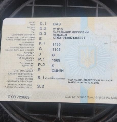 Синій ВАЗ 2101, об'ємом двигуна 1.6 л та пробігом 78 тис. км за 415 $, фото 1 на Automoto.ua