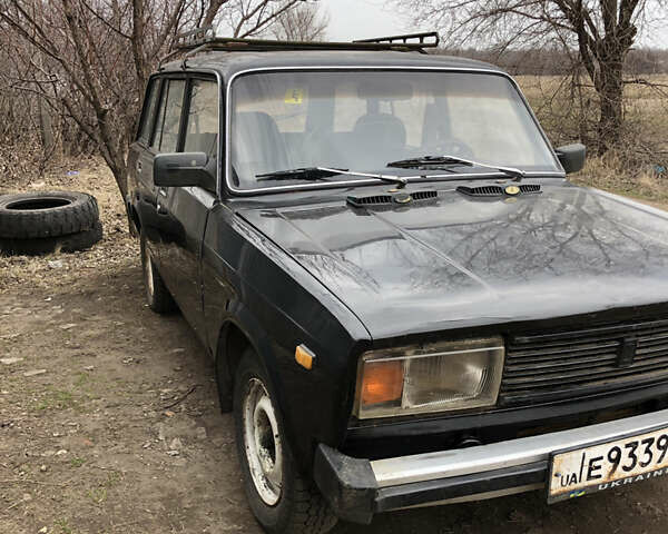 Черный ВАЗ 2104, объемом двигателя 1.5 л и пробегом 80 тыс. км за 650 $, фото 1 на Automoto.ua