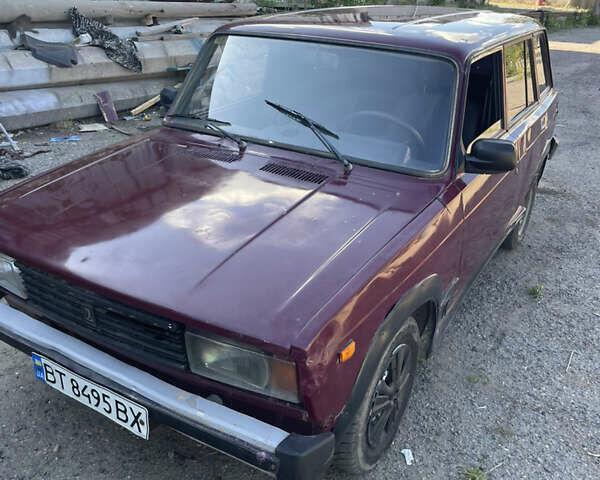 Красный ВАЗ 2104, объемом двигателя 1.45 л и пробегом 75 тыс. км за 1000 $, фото 1 на Automoto.ua
