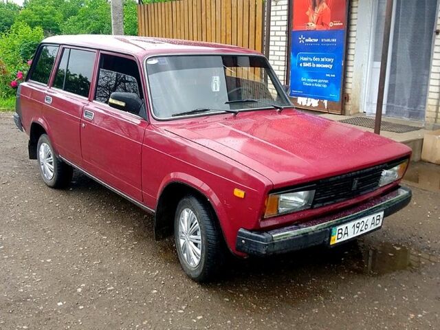 Красный ВАЗ 2104, объемом двигателя 1.5 л и пробегом 165 тыс. км за 1200 $, фото 1 на Automoto.ua