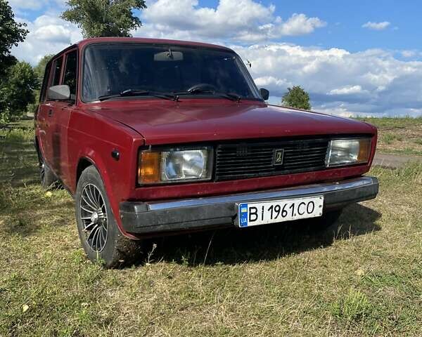 Красный ВАЗ 2104, объемом двигателя 1.45 л и пробегом 200 тыс. км за 1000 $, фото 1 на Automoto.ua