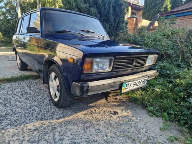 Синий ВАЗ 2104, объемом двигателя 2 л и пробегом 95 тыс. км за 700 $, фото 1 на Automoto.ua