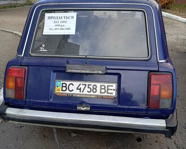 Синий ВАЗ 2104, объемом двигателя 1.5 л и пробегом 230 тыс. км за 1000 $, фото 1 на Automoto.ua