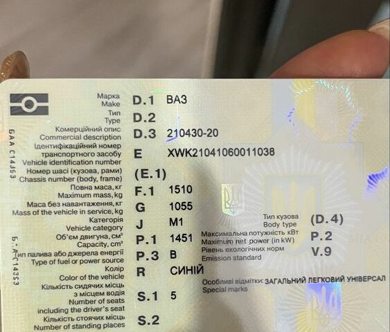 Синий ВАЗ 2104, объемом двигателя 1.5 л и пробегом 87 тыс. км за 2000 $, фото 1 на Automoto.ua