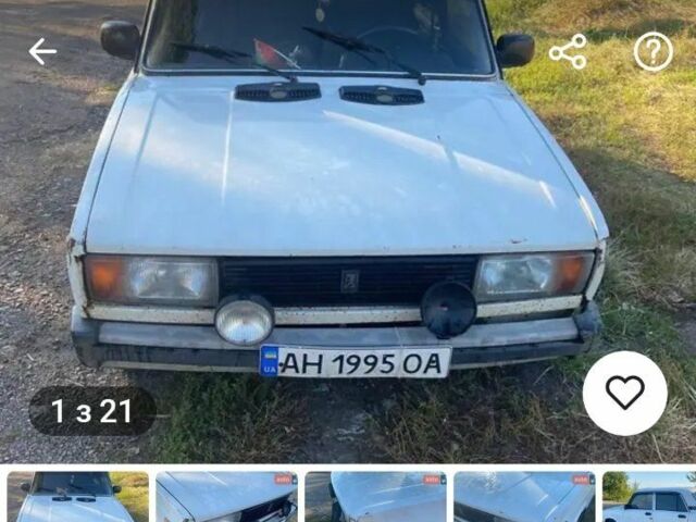 Белый ВАЗ 2105, объемом двигателя 3 л и пробегом 139 тыс. км за 437 $, фото 1 на Automoto.ua