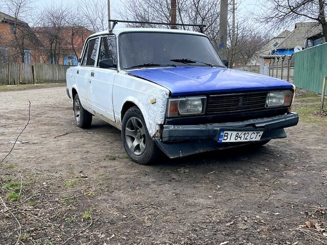 Белый ВАЗ 2105, объемом двигателя 13 л и пробегом 200 тыс. км за 420 $, фото 1 на Automoto.ua