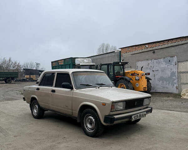 Бежевый ВАЗ 2105, объемом двигателя 1.5 л и пробегом 120 тыс. км за 600 $, фото 1 на Automoto.ua