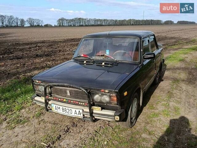 Черный ВАЗ 2105, объемом двигателя 1.3 л и пробегом 50 тыс. км за 900 $, фото 1 на Automoto.ua