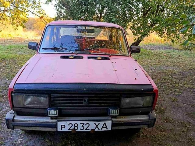 Красный ВАЗ 2105, объемом двигателя 1.3 л и пробегом 167 тыс. км за 500 $, фото 1 на Automoto.ua