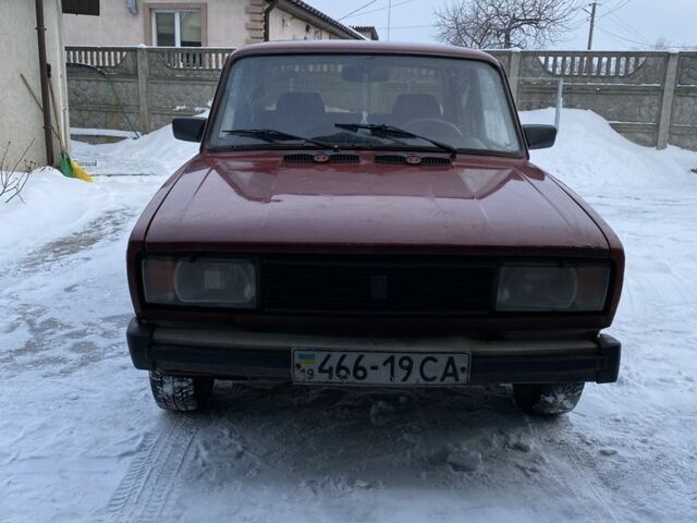 Красный ВАЗ 2105, объемом двигателя 1.3 л и пробегом 62 тыс. км за 624 $, фото 1 на Automoto.ua