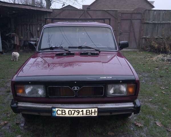 Красный ВАЗ 2105, объемом двигателя 1.5 л и пробегом 89 тыс. км за 800 $, фото 1 на Automoto.ua