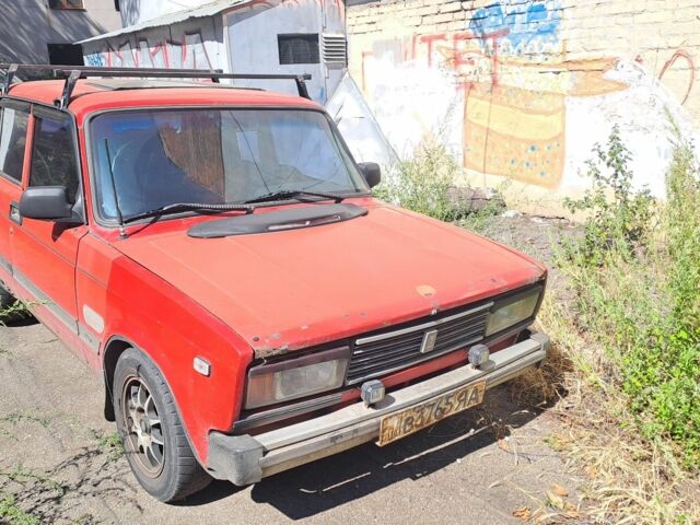 Красный ВАЗ 2105, объемом двигателя 1.3 л и пробегом 47 тыс. км за 650 $, фото 1 на Automoto.ua