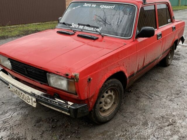 Красный ВАЗ 2105, объемом двигателя 1.5 л и пробегом 2 тыс. км за 500 $, фото 1 на Automoto.ua