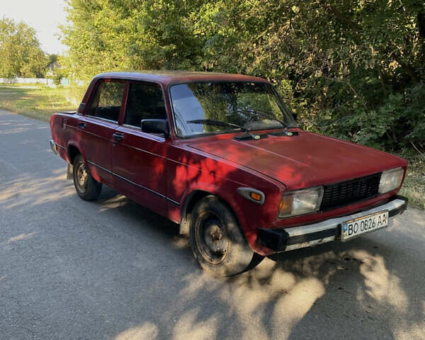 Красный ВАЗ 2105, объемом двигателя 1.29 л и пробегом 93 тыс. км за 500 $, фото 1 на Automoto.ua